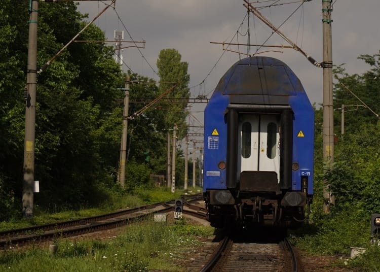 Tren de călători. FOTO Cătălin SCHIPOR
