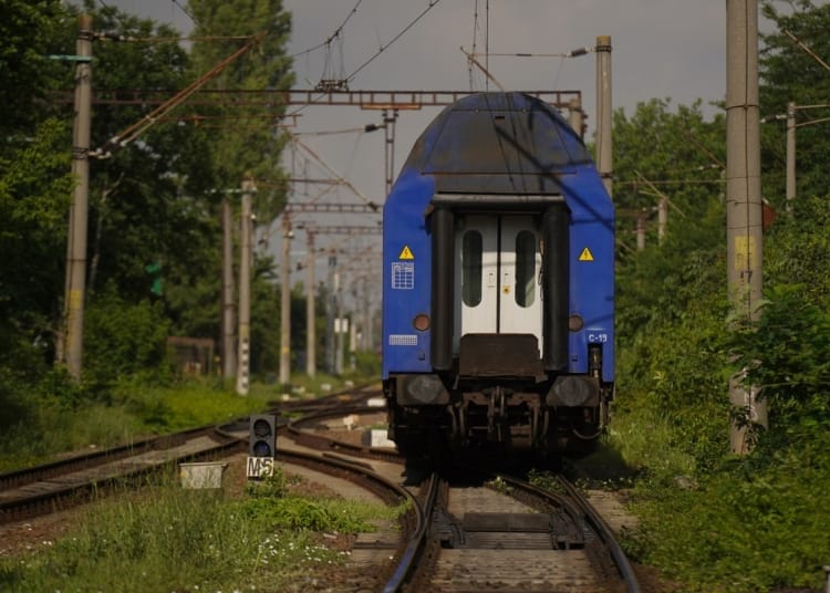 Călătorie cu trenul. FOTO Cătălin SCHIPOR