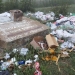 Intrarea în peșteră a ajuns groapă de gunoi. FOTO Facebook