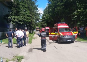 Echipajele SMURD au intervenit la Mina Livezeni. FOTO ISU Hunedoara