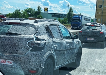 Noul Sandero Stepway a ieșit în trafic. FOTO Facebook/Dacia Duster Trails & Technical