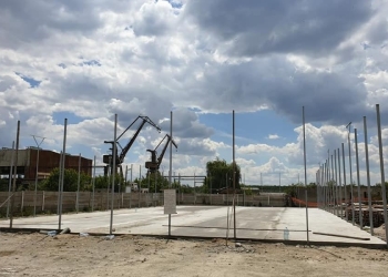 În Hârșova ia naștere un nou teren de sport. FOTO Primăria Hârșova