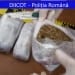 Polițiștii au găsit drogurile asupra suspectului. FOTO DIICOT