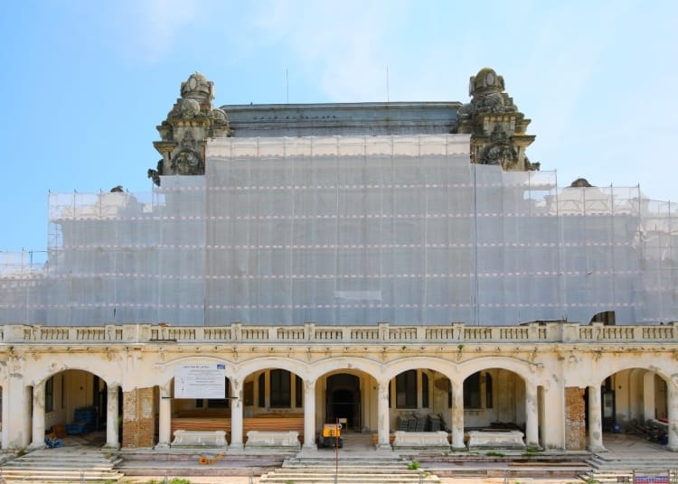 Lucrări la Cazino-Foto: Primăria Constanța