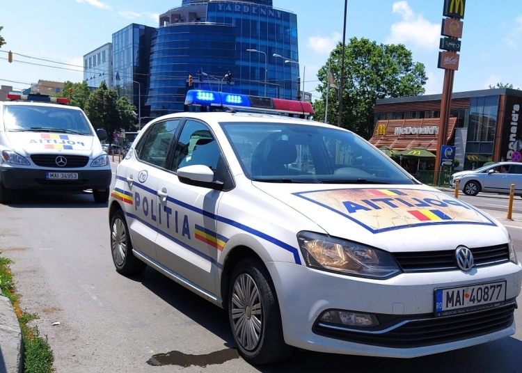 Polițiștii au intervenit la locul solicitării. FOTO Cătălin SCHIPOR