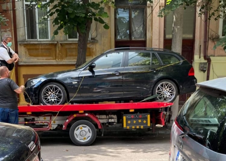Un autoturism a fost confiscat. FOTO FOCUS PRESS