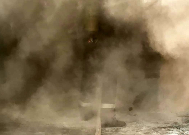 Incendiu - FOTO ISU Dobrogea