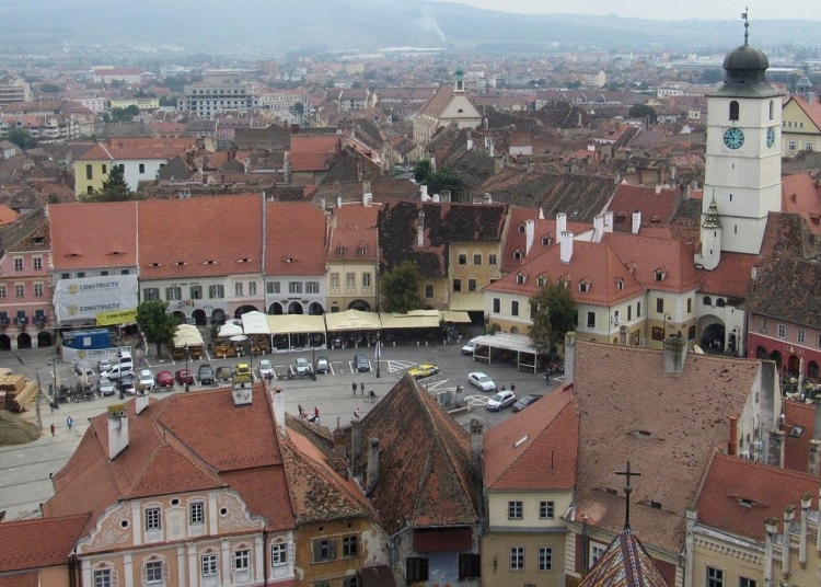 Centrul Sibiului-Foto: Cosmin Iovan de la Pixabay