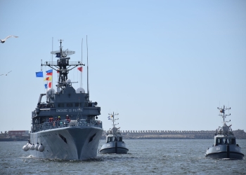 Puitorul de mine și plase „Viceamiral Constantin Bălescu” (PM-274). FOTO SMFN