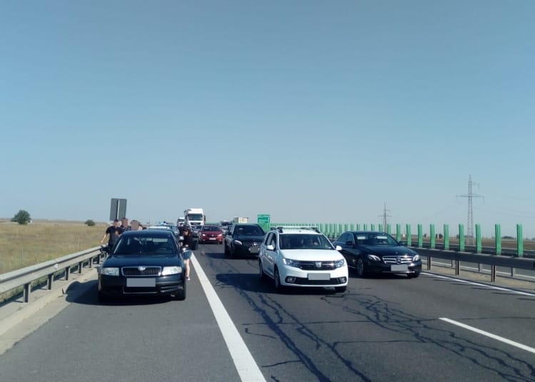 Imagine cu rol ilustrativ - Accident rutier pe Autostrada A4. FOTO: Arhivă
