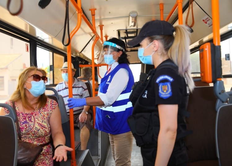 Controale în autobuze - Foto: Primăria Constanța