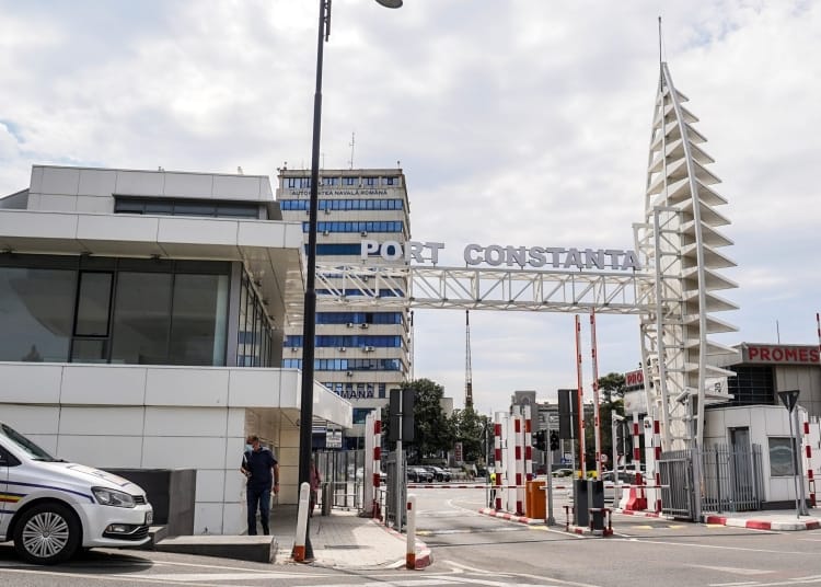 Intrarea în Portul Constanța. FOTO Cătălin SCHIPOR