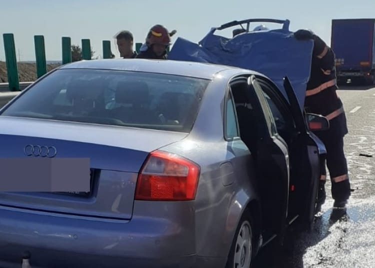 Un grav accident rutier s-a petrecut pe Autostrada A2. FOTO arhiva