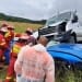 Accidentul de pe DN1 - Foto: ISU Brașov