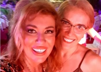 Corina Martin în sânga şi Ramona Bruyinseels în dreapta - Foto: Facebook/Corina Martin