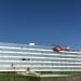 Elicopter SMURD la Spitalul Municipal Mangalia. FOTO Primăria Mangalia