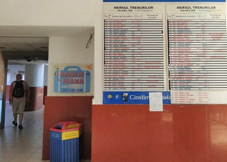 Gara CFR Constanța. FOTO Cătălin SCHIPOR