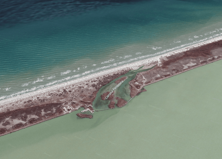 Zona Periboina. FOTO Google Earth