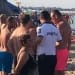 Poliția a intervenit pentru aplanarea scandalului de pe plajă. FOTO Focus Press