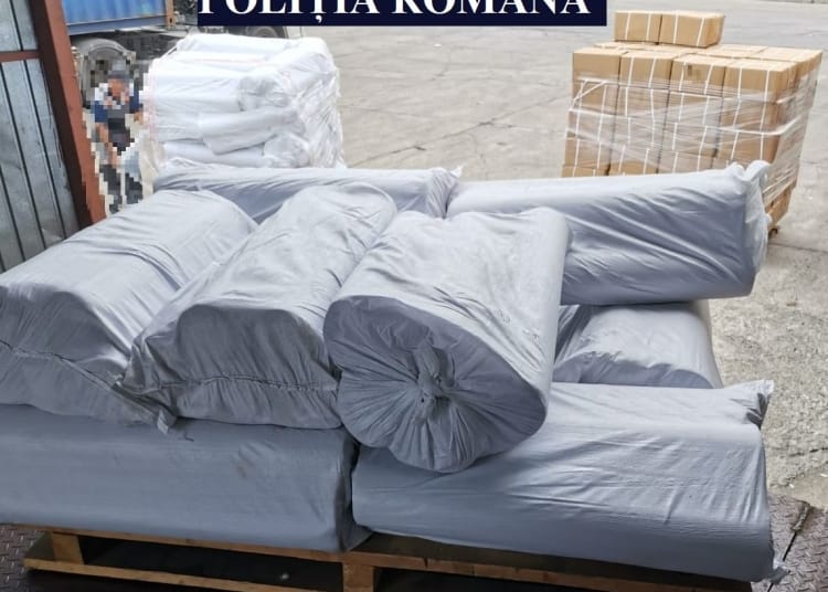 Marfa fără acte a fost confiscată. FOTO Poliția Transporturi