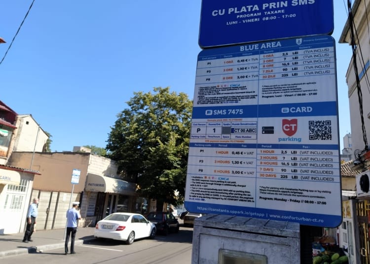 Vechile tarife de parcare din Constanța