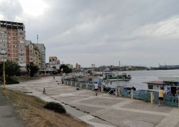 Faleza din municipiul Tulcea. FOTO Cătălin SCHIPOR