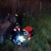 Șoferul autoturismului a decedat în urma accidentului. FOTO ISU Ialomița
