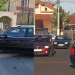 Mașina a rupt țeava de gaze. FOTO Focus Press