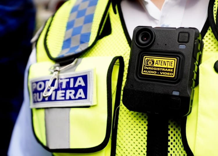 Polițist din cadrul Serviciului Rutier. FOTO Cătălin SCHIPOR