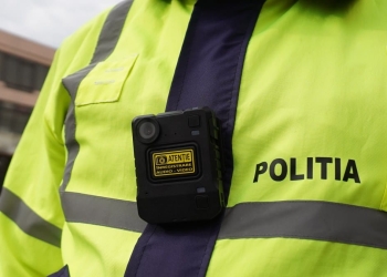 foto cu rol ilustrativ / bodycam Poliția Națională