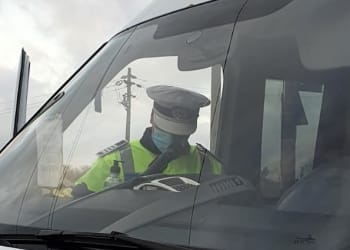 Control în trafic. FOTO Cătălin SCHIPOR