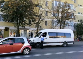 Verificări ale polițiștilor în trafic. FOTO IPJ Tulcea