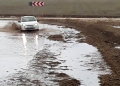 Drumurile au fost acoperite de ape. FOTO RAJDP Constanța