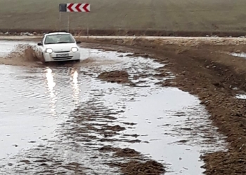 Drumurile au fost acoperite de ape. FOTO RAJDP Constanța