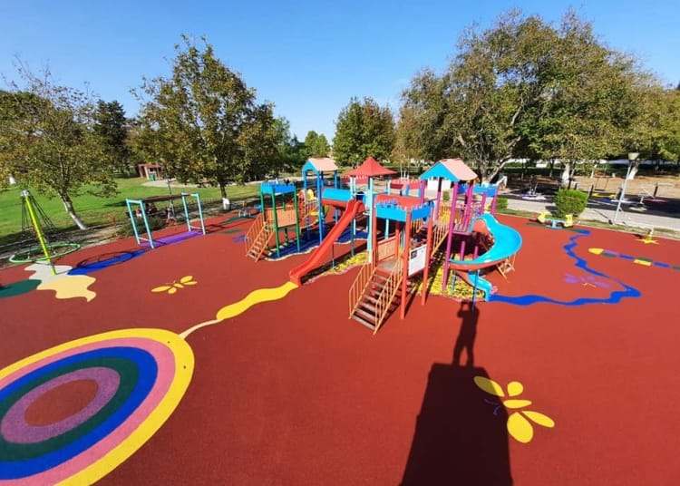 Noul loc de joacă din Mihail Kogălniceanu - Foto: Primăria Mihail Kogălniceanu