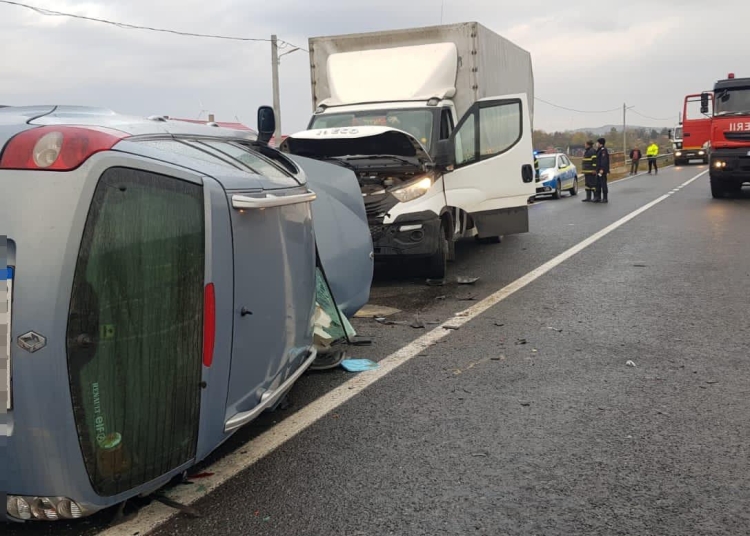 Accident produs de un constănțean în județul Tulcea