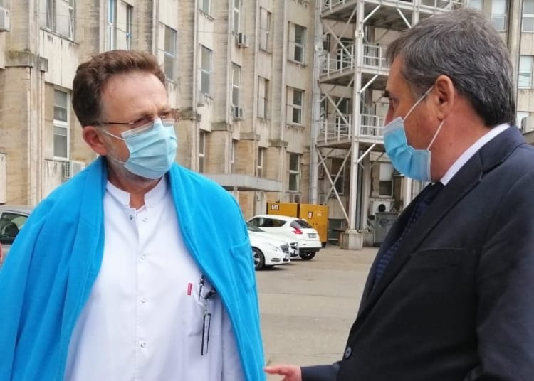 Ioan Tofolean, manager SCJU -  Mihai Lupu, președinte CJC