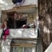 Apartamentul în care a avut loc explozia a fost distrus. FOTO ISU Ialomița