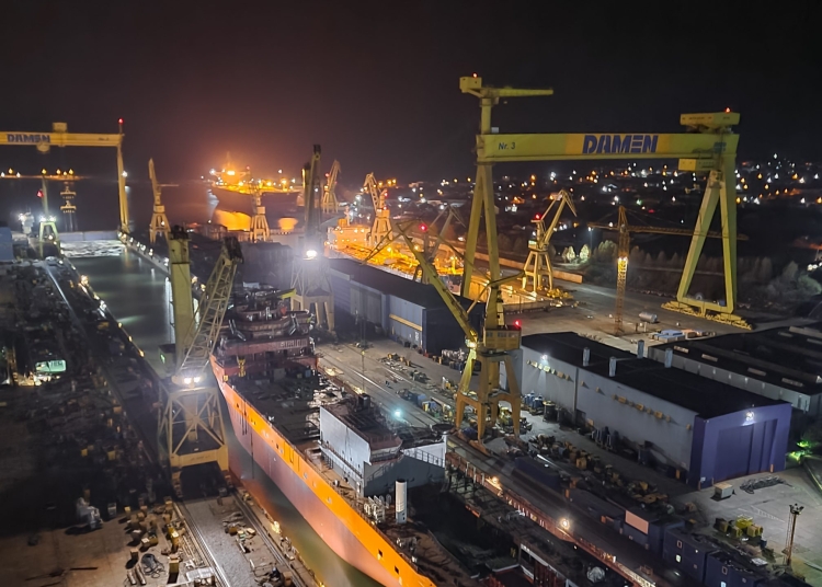 Șantierul Naval Damen Mangalia. FOTO SNDM
