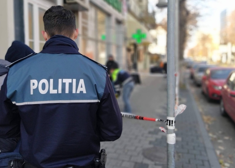 Polițiști la caz. FOTO Cătălin SCHIPOR