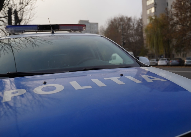 Echipaj de poliție. FOTO Cătălin SCHIPOR