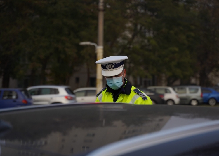 Mai mulți conducători auto au fost trași pe dreapta. FOTO Cătălin SCHIPOR
