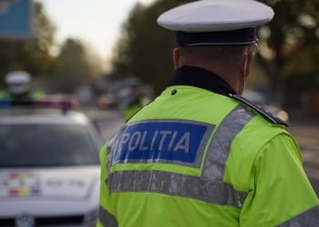 Control al poliției. FOTO Cătălin Schipor