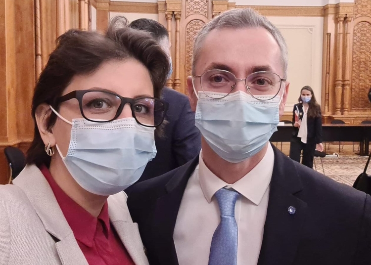 Parlamentarii USR-PLUS de Constanța, deputații Cristina Rizea și Stelian Ion