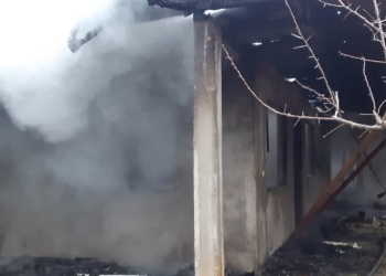 Incendiu puternic în județul Ialomița