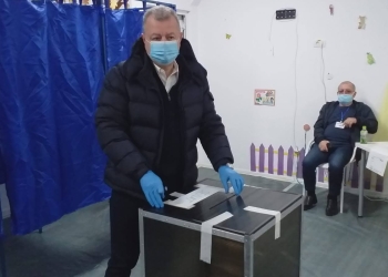 Mircea Banias a votat. FOTO Focus Press