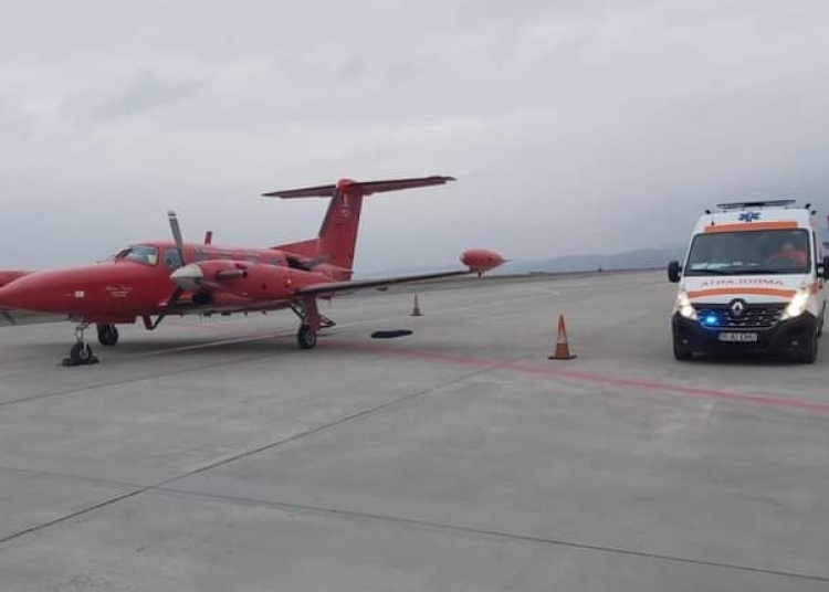 Aeronava SMURD întoarsă din drum