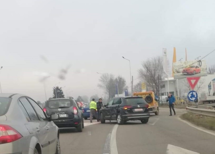 Accident la ieșire din Constanța spre Valu
