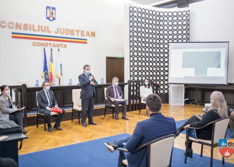 Președintele Consiliului Județean, discuțiii pentru construirea Drumului "Dobrogea Expres" - Foto: CJC