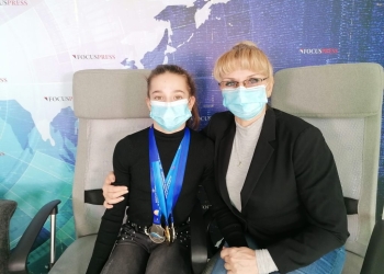 Mara Ceplinschi și antrenoarea Carmen Traicu. FOTO Alexandra VASILE